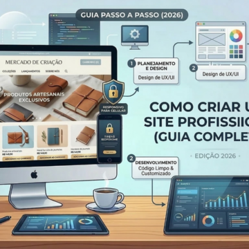 como criar um site profissional