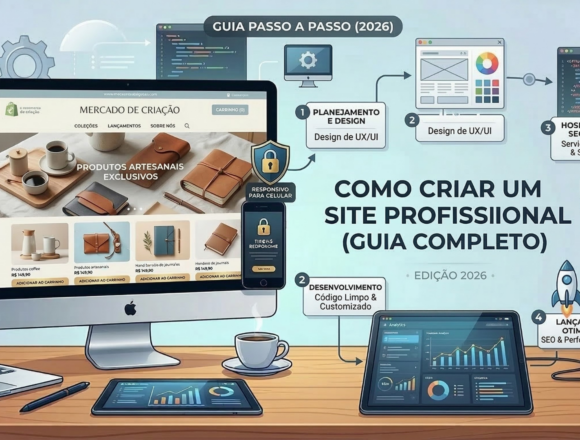 Como Criar um Site Profissional Passo a Passo (Guia Completo 2026) como criar um site profissional